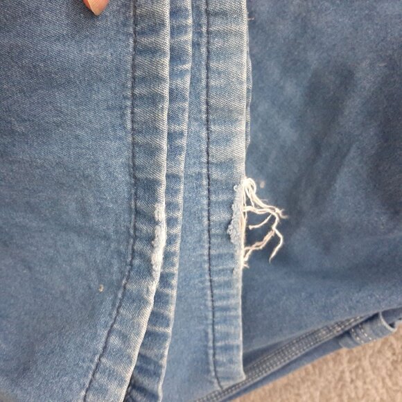 Liberty Blue Denim bibbed Overalls Med wash 40x30 fit 40x28 SizeXL 100% Cotton - Picture 8 of 13